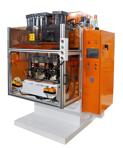 آلة لحام إسقاط تفريغ المكثف ذات ثلاث رؤوس لسكة نافذة السيارة