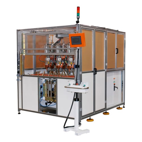 آلة لحام 3x55KVA MFDC الآلية للحام جوان وش السلندر