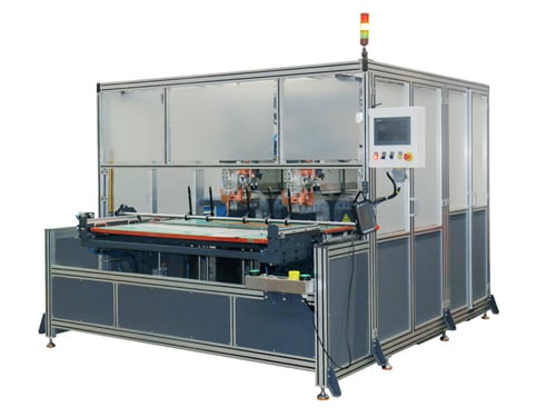 آلة لحام الرقعة 2x100KVA MFDC للحام عمود السيارة B