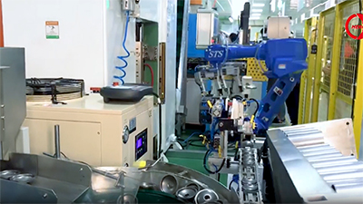 ماكينة الكبس واللحام 150000J CD للغلاف العلوي لخزان سائل الضاغط، DR-150000-19001