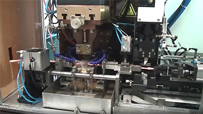 ماكينة القطع واللحام المخصصة 880KVA MFDC للحام أسلاك النحاس المضفرة، B-880-14007