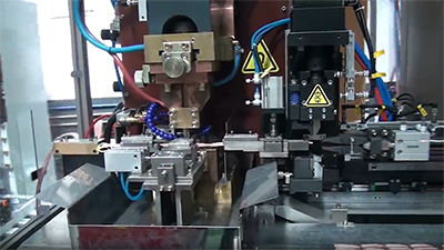 ماكينة القطع واللحام المخصصة 440KVA MFDC للحام أسلاك النحاس المضفرة، DB-440-14020