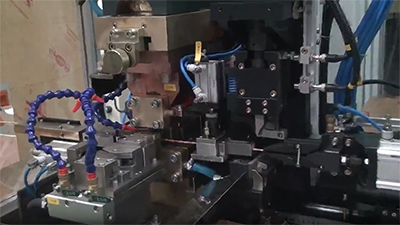 ماكينة القطع واللحام المخصصة 165KVA MFDC للحام أسلاك النحاس المضفرة، DB-165-17005